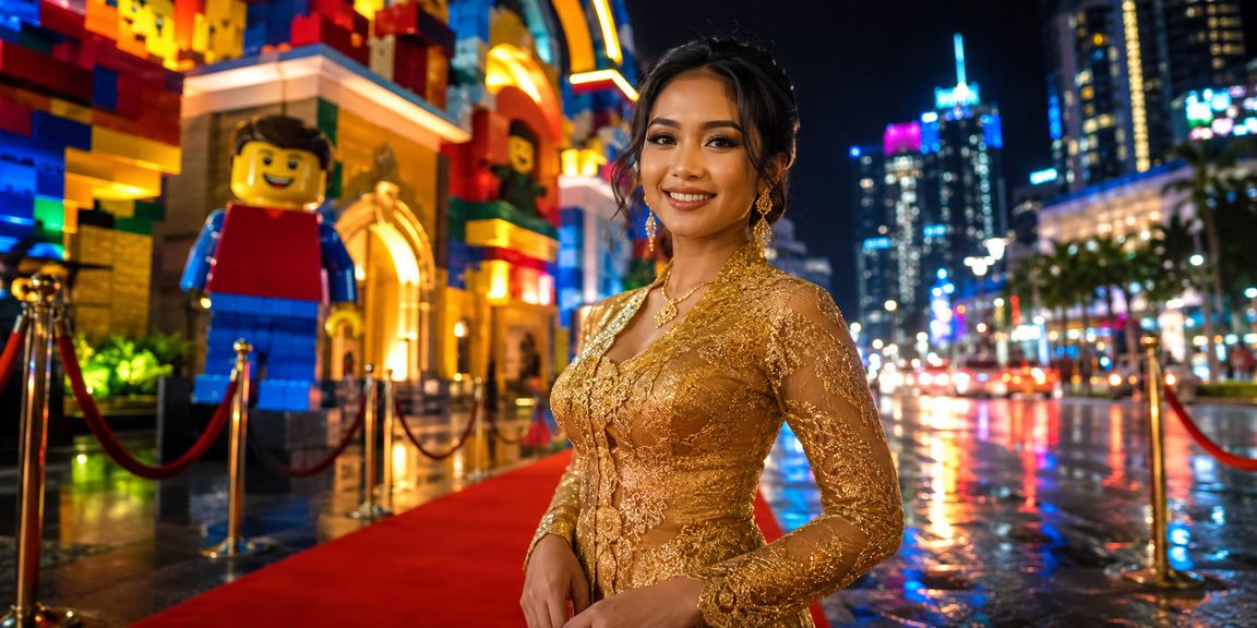 Malaysian user wearing kebaya comfortably uses the kiss88 online casino app
